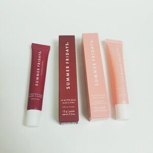cherry+Birthday Cake(2 PCS) Summer Fridays Lip Butter Balm Conditioning Lip